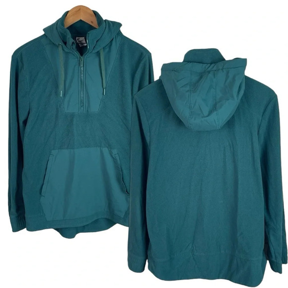 B16 Men’s All in Motion Quarter Zip Fleece Pullover Hoodie Gym Jacket M - Picture 1 of 5